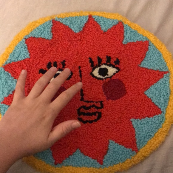Handmade sun wall hanging - Picture 8 of 8